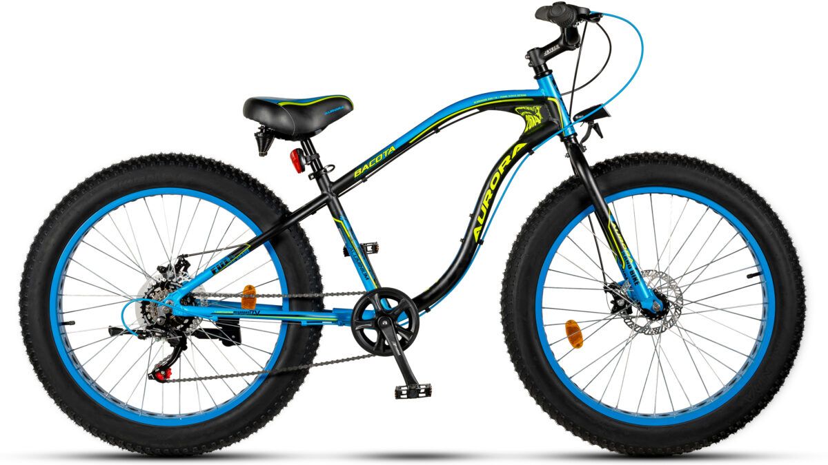 Bacota fatbike negro / azul